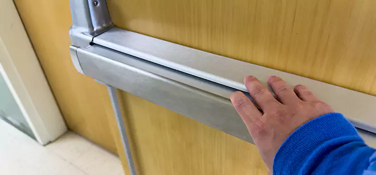 Installing a Push Bar on a Door Chicago